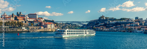 Panoramic view to Porto and Vila Nova De Gaia