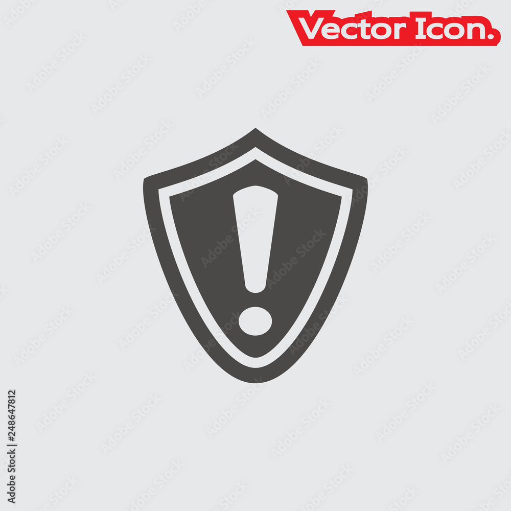 security shield icon isolated sign symbol and flat style for app, web and digital design. Vector illustration. security shield icon isolated sign symbol and flat style for app, web and digital design. Vector illustration.