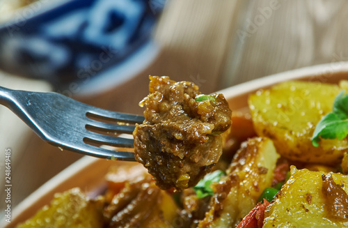 Moroccan Meat and Potato Tagine