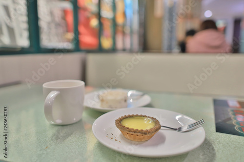 a  theme of hk old style Cha chaan teng photo