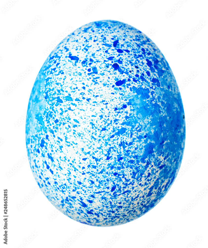 Colorful Easter Egg isolated on white Colorful Easter Egg isolated on white