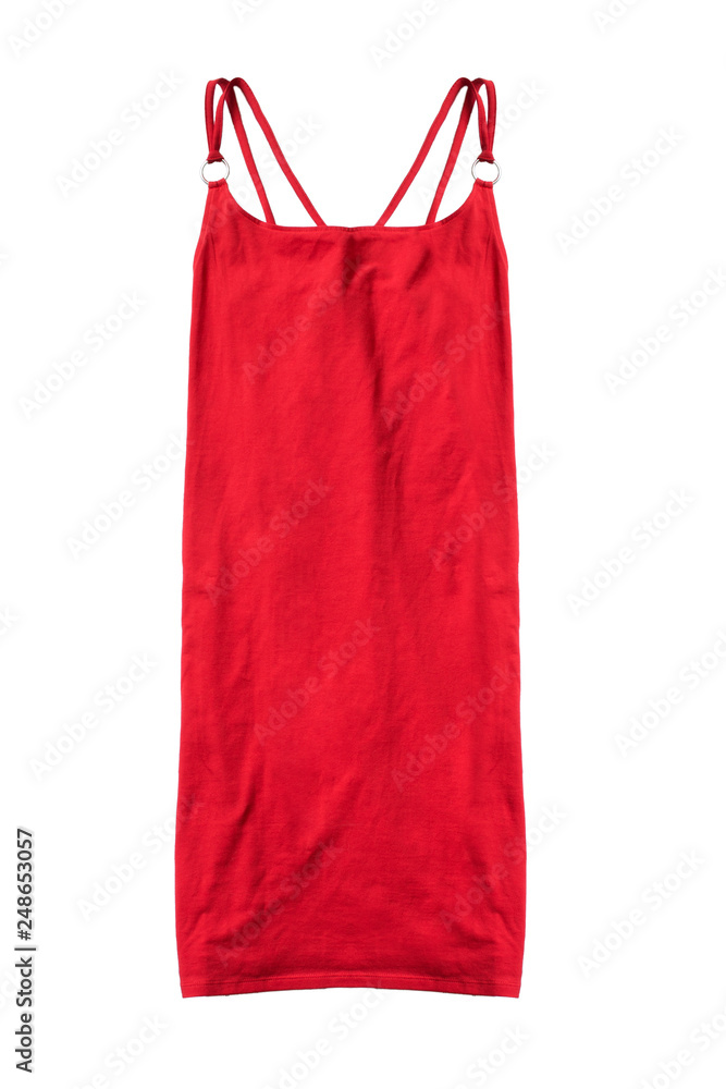 Red dress isolated Red dress isolated