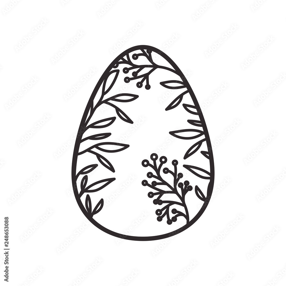 easter egg isolated icon easter egg isolated icon