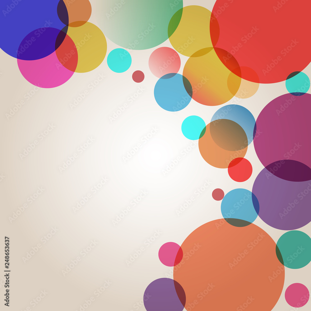 Abstract geometric circles background, vector illustration. Abstract geometric circles background, vector illustration.