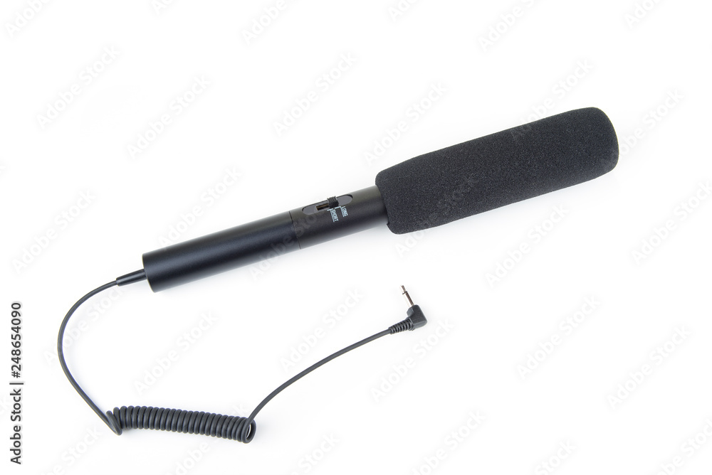 Shotgun microphone with long and short length Shotgun microphone with long and short length