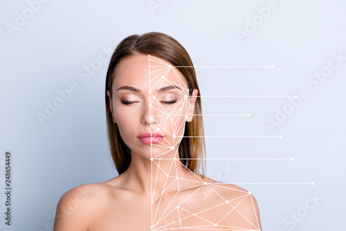 Tablou pe pânză Product advertising anti-age uplift concept