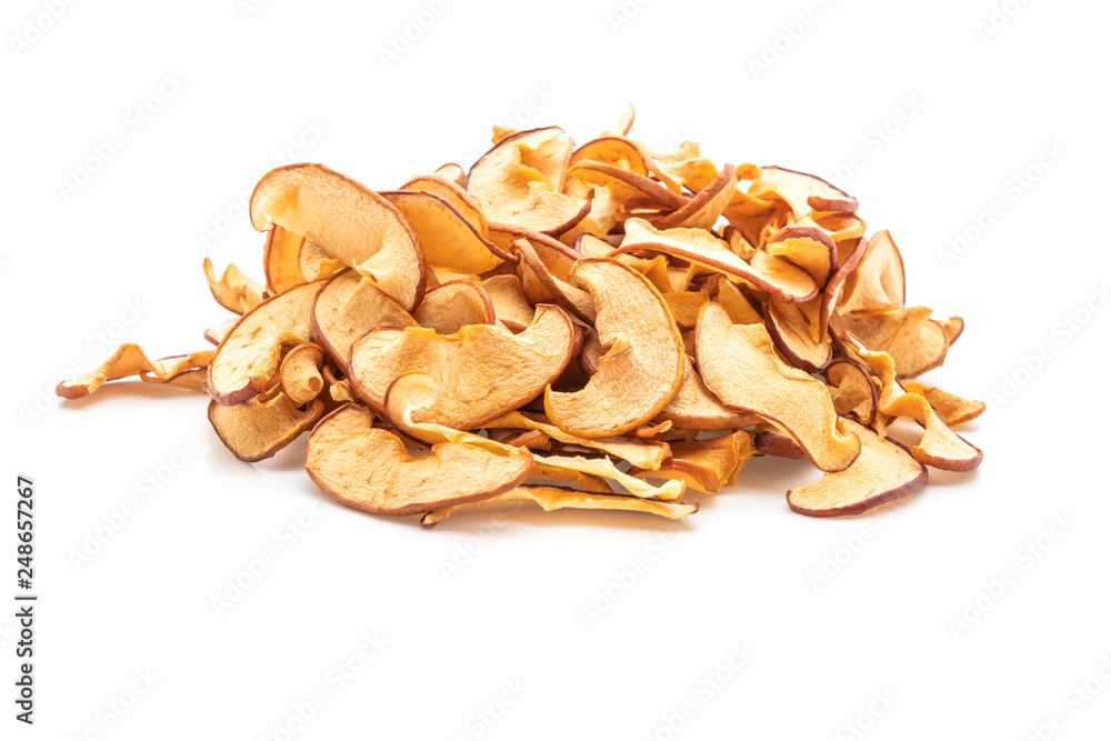 Homemade dried organic apple sliced Homemade dried organic apple sliced