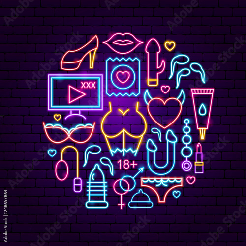 Sex Shop Neon Concept