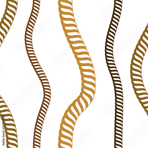 Seamless nautical rope patt...