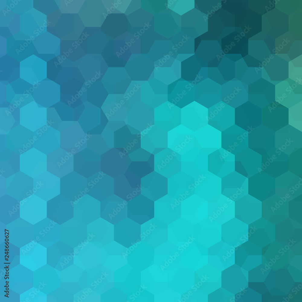 Abstract hexagons vector background. Blue geometric vector illustration. Creative design template. Abstract hexagons vector background. Blue geometric vector illustration. Creative design template.