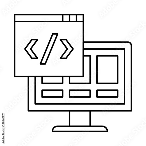 development  web  coding  code  programming  mobile  grid  blocks