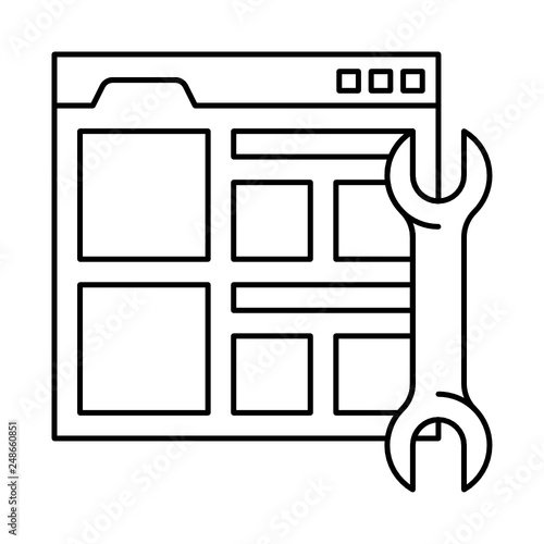 development  web  coding  code  programming  mobile  settings  grid  wrench