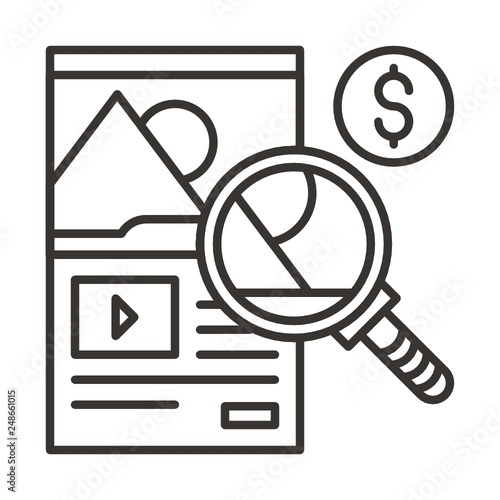 find  search  magnifier  usd  layout  website  design  development