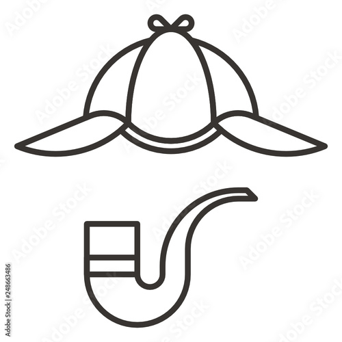 sherlock  smoking  smoke  search  police  hat  