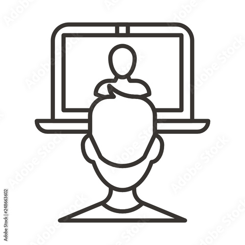 skype  meeting  conference  video  display  interview  laptop