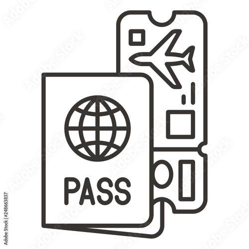 ticket   travel  tickets  pass  plane  pasport