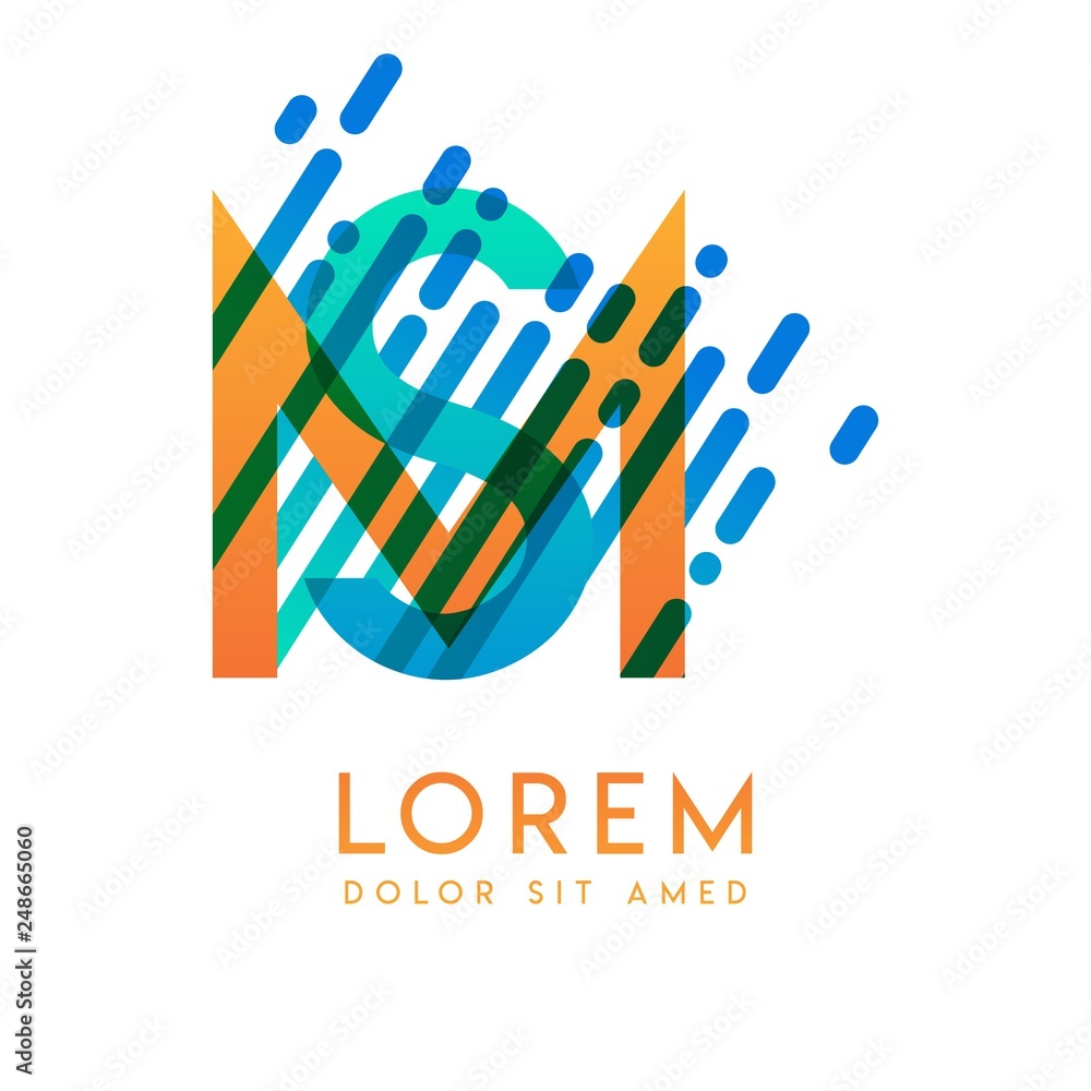 SM logo with the theme of galaxy speed and style that is suitable for creative and business industries. MS Letter Logo design for all webpage media and mobile, simple, modern and colorful. SM logo with the theme of galaxy speed and style that is suitable for creative and business industries. MS Letter Logo design for all webpage media and mobile, simple, modern and colorful.