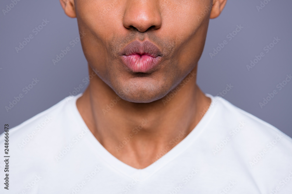 Φωτογραφία Close-up cropped portrait of his he nice handsome attractive well-groomed cheerf