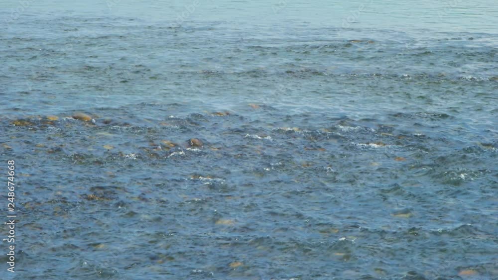 Beautiful river flow with small rifts Beautiful river flow with small rifts