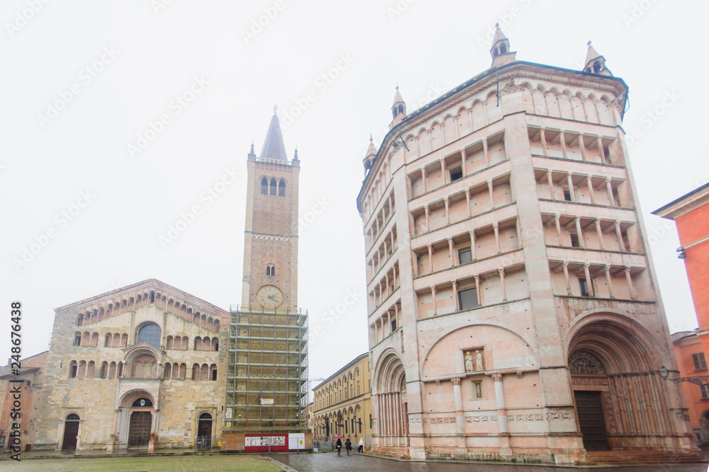 Duomo and Baptistery, Parma