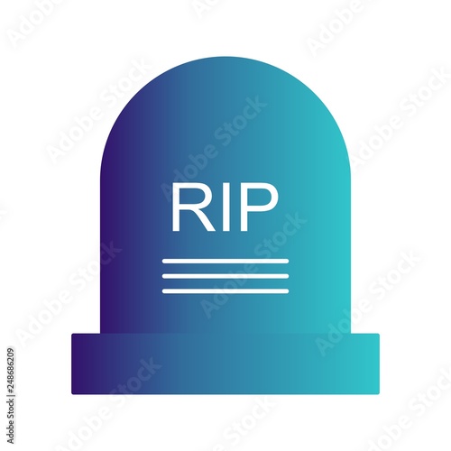 vector grave icon