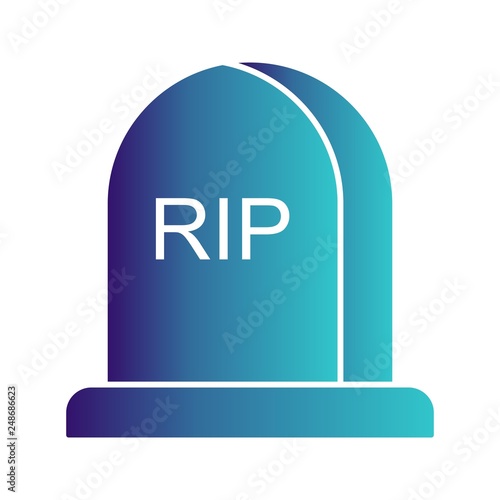 vector grave icon