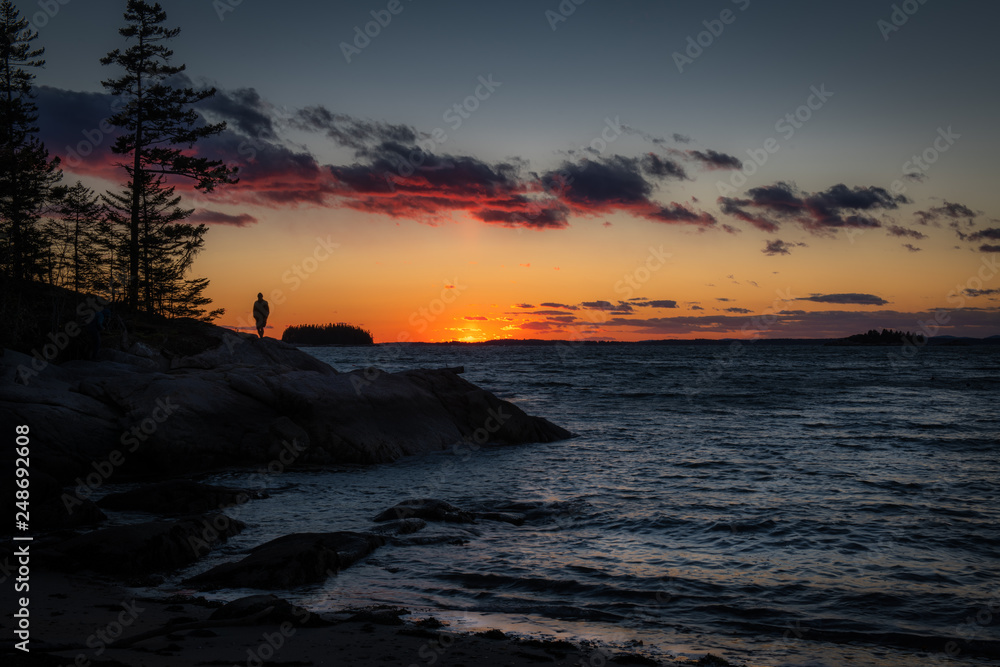 Stonington Maine Sunset