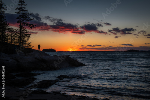 Stonington Maine Sunset photo