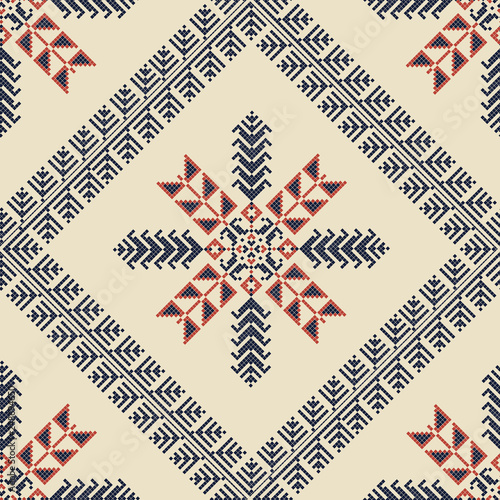 Palestinian embroidery pattern 46
