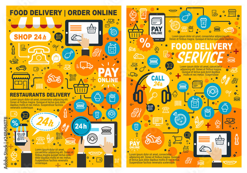 Fast food online order and delivery menu