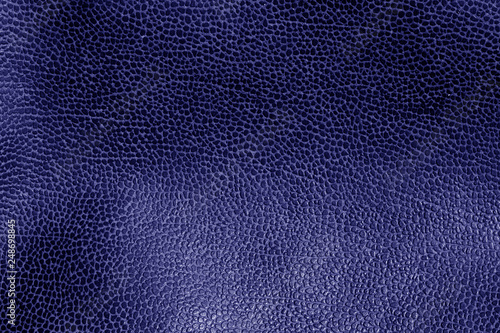 Blue toned weathered leather texture. © pavelalexeev