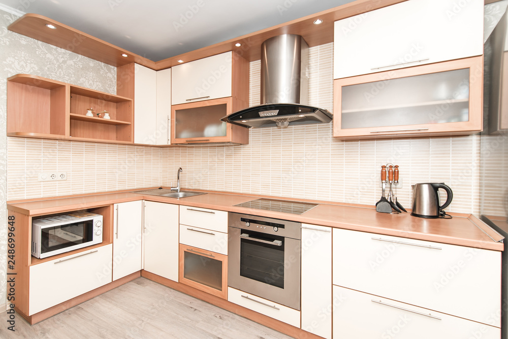 Photo of the light kitchen room Photo of the light kitchen room