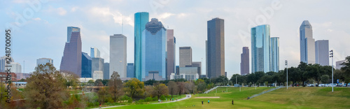 Skyline in dowtown Houston, TX