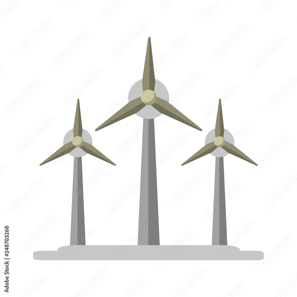 wind turbines eolic energy symbol wind turbines eolic energy symbol
