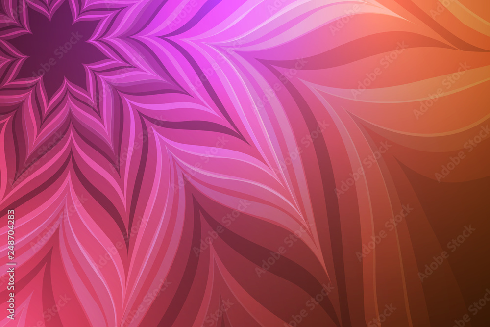 Abstract neon flower. Abstract neon flower.