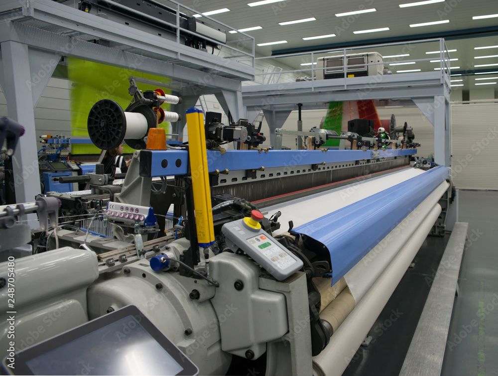 Weaving automatic machines - Weaving is a method of textile production in which two distinct sets of yarns or threads are interlaced at right angles to form a fabric or cloth.