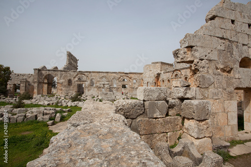 Ruined monastery of St. Simeon. Syria