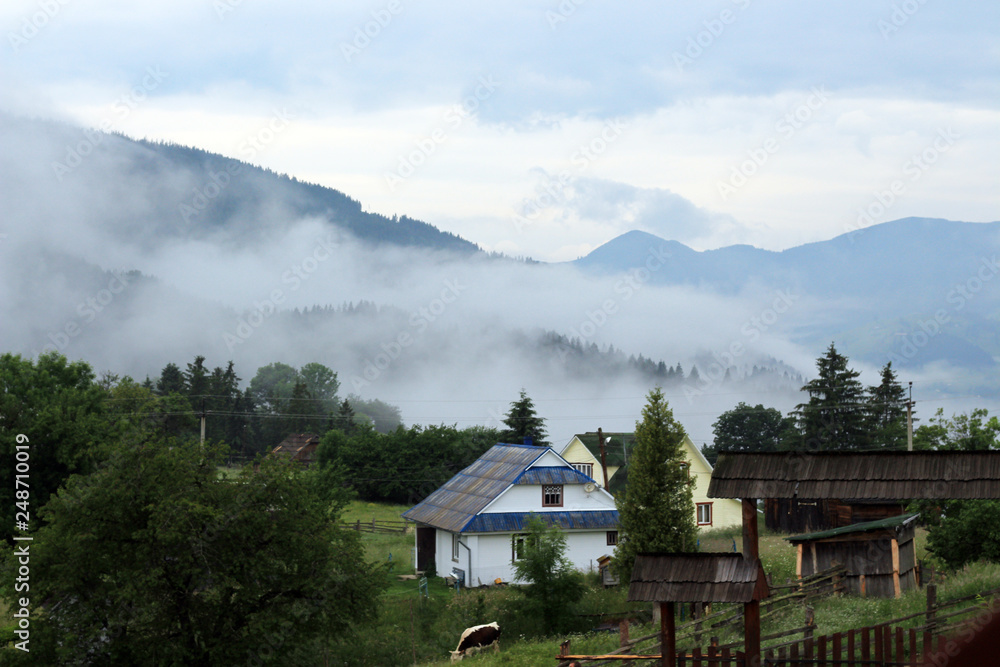 Beautiful mountain landscape in summer Beautiful mountain landscape in summer