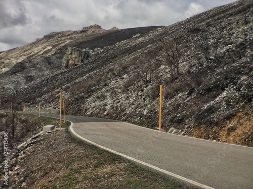 Incendio en Allande, Asturias photo