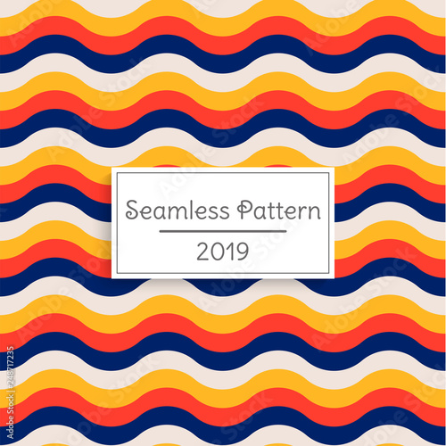 Minimal geometric vector seamless pattern. Abstract geometric background.