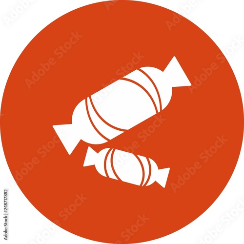 vector toffee icon