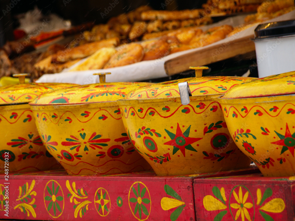 Fototapeta premium street food, fairs
