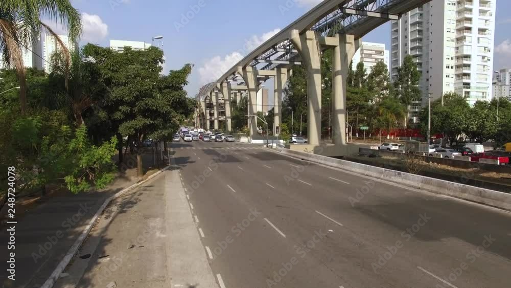 Construction of the monorail system, monorail line Construction of the monorail system, monorail line