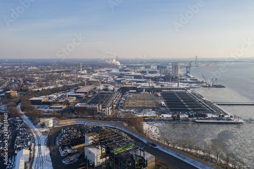 Aerial photo Waterfront South Camden NJ USA