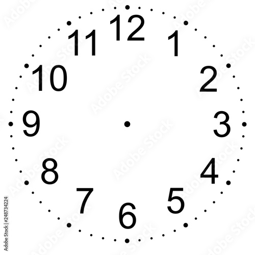 Clock face for makers