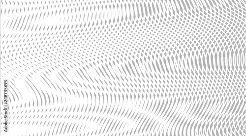 Wallpaper Mural White monochrome optical vector background with hypnotic moire effect linear illusions. Can be used as design of cover books, websites, accessories for phones. Torontodigital.ca