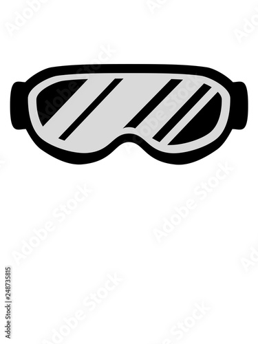 snowboard fahren ski winter brille schnee berge schutzbrille sonnenbrille augen clipart logo design urlaub sport photo