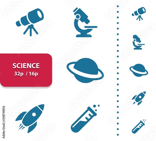 Science Icons (4x magnification for preview).