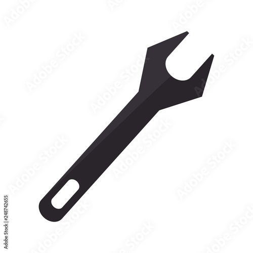 Wrench construction tool symbol