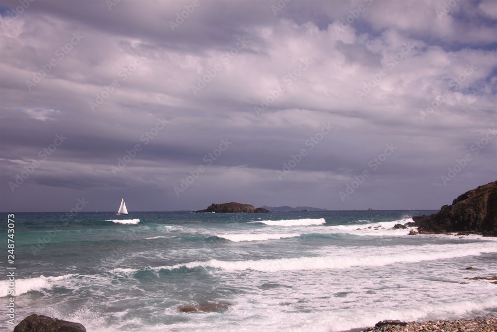 St Maarten Sailboat